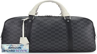 Louis Vuitton PreLoved Damier Graphite Porte DocumentsVoyage WhiteLouis Vuittons Porte Review [upl. by Fording]