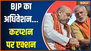 BJP Adhiveshan 2024 बीजेपी का अधिवेशनINDI अलायंस के करप्शन की पोल खोलेंगे शाह  PM Modi [upl. by Erkan]