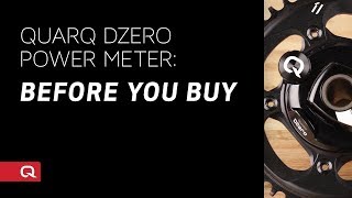 Quarq DZero Power Meter  Before You Buy [upl. by Beaver]