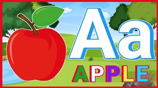 A for apple  अ से अनार  abcd  phonics song  a for apple b for ball [upl. by Farmann]