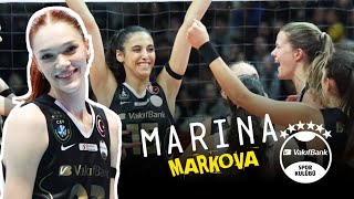 Marina Markova  vakifbank vs Sariyer Bld  Turki volleyball League 2024 [upl. by Yendis858]