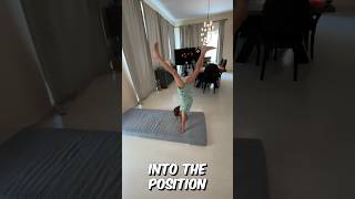 New gymnastics assignment cartwheel bridge and roll back [upl. by Ilera]