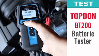 TOPDON BT200 ein schneller und präziser BatterietesterPrüfer  PreviewTest [upl. by Atik]