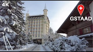 🇨🇭3minute walk  Gstaad centre to Gstaad Palace hotel 🇨🇭 [upl. by Lechner]