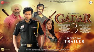 GADAR 3 The Katha Ends  Official Trailer  Sunny Deol  Utkarsh Sharma  Ameesha Patel New Updates [upl. by Ailbert394]