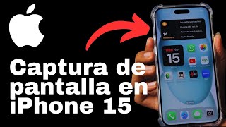 Cómo Tomar una Captura de Pantalla en iPhone 15 2 Métodos [upl. by Edrahs]