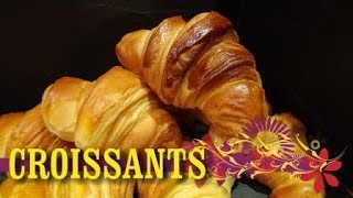 RECETTE DES CROISSANTS FRENCH CROISSANTS [upl. by Adnalram]