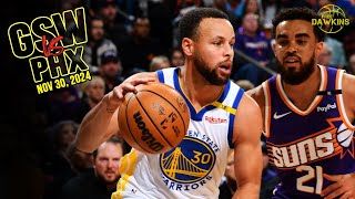 Golden State Warriors Team Highlights vs Suns  Nov 30 2024  FreeDawkins [upl. by Odawa]