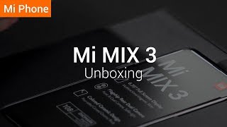 Mi MIX 3 Unboxing [upl. by Ilajna]