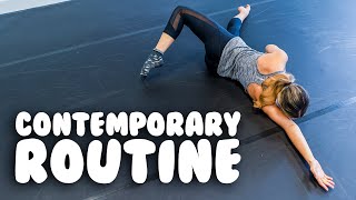 Contemporary Dance Choreography Tutorial Follow Along Class [upl. by Eulalee]