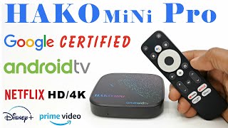 HAKOmini Pro Amlogic S905Y4 Google Certified TV Box [upl. by Atelokin]