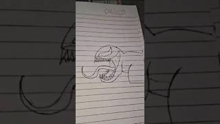 Venom drawing 🎨 easy subscribe [upl. by Sualk310]