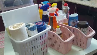 بمنظمات تبدأ ب 100دج😉حولت تحت حوض المطبخ لمكان راقي و عملي💕under sink organisation💕 منظمات تركية [upl. by Anot]