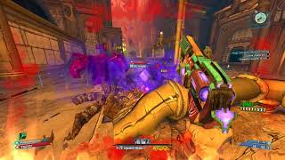 Borderlands 2  OP8 Krieg vs Magic Slaughter Badass Round in 1226 [upl. by Gisela]