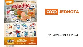 Leták COOP Jednota CZ  6112024  19112024 [upl. by Sibilla]