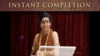 Technique for instant completion by Nithyananda  Nithyananda Satsang  25 Jul 2013 [upl. by Caren]