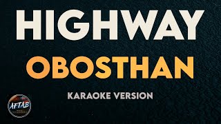 HIGH WAY  Obosthan KaraokeInstrumental Version with Lyrics [upl. by Aelrac592]