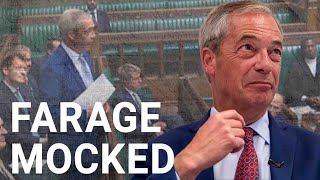 Nigel Farage laughed at in Commons as he calls for referendum to leave ECHR [upl. by Ainehta]