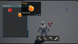 UE4  Inventory amp Pickup system overview [upl. by Sokcin870]