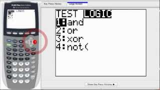 Graphing Calculator  Boolean Logic Intro [upl. by Hollingsworth]