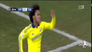 Chelsea vs Schalke 05 All Goals and Highlights 25112014 HD [upl. by Ecnarrat]