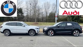 2024 BMW X3 VS 2024 Audi Q5 The Better Small Luxury SUV [upl. by Oos]