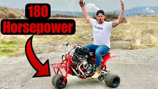 1000cc Swapped Mini Trike Worlds Sketchiest 3Wheeler [upl. by Byram947]