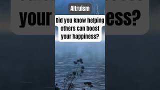 Altruism facts psychologyfacts psychology cognitivepsychologymentalhealth kindness empathy [upl. by Cerys]