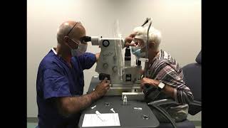 Selective laser trabeculoplasty SLT glaucoma treatment [upl. by Anaz]