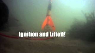 Underwater Model Rocket Launch [upl. by Telfore381]