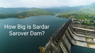 Sardar sarovar dam with drone shots and amazing facts [upl. by Trumann]