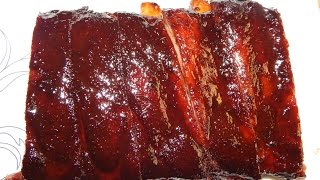 Competition Style BBQ Pork Ribs  Barbeque Smoked Ribs  Weber Smokey Mountain [upl. by Araz637]