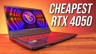 The Cheapest RTX 4050 Gaming Laptop  MSI GF63 Review 2023 [upl. by Atinuhs]