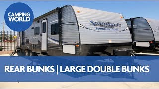 2018 Keystone Summerland 2820BH  Bunkhouse Travel Trailer RV Review Camping World [upl. by Jo]