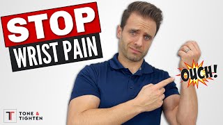 Simple Home Exercises To STOP Wrist Pain WORKS FAST [upl. by Dnomasor]