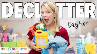 Declutter Cleaning Supplies  Day 5  30 Day Declutter Challenge [upl. by Gallagher]