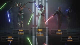 Star Wars Battlefront 2  Princess Leia Gameplay  Heroes Vs Villains [upl. by Awjan]