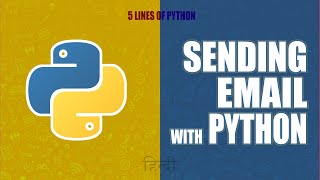 How to Send Email using Python  Hindi [upl. by Ainecey]