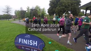 Catford parkrun 1  April 28th 2018 fast [upl. by Pellet]