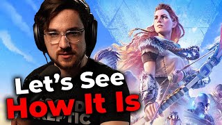 Trying Horizon Zero Dawn Remastered  Luke Reacts [upl. by Pavior]