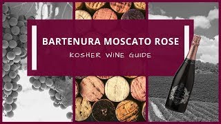 Bartenura Moscato Rose  Kosher Wine Guide [upl. by Wilsey959]