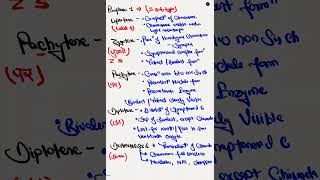 Prophase 1One min biologyneet2025 [upl. by Acireed]