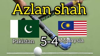 pak vs Malaysia hockey match highlights Azlan shah cup 2024 [upl. by Izy]