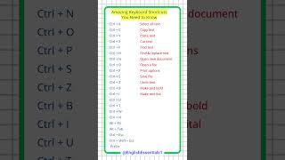 Amazing Keyboard Shortcuts You Need to Know for Windows keyboard shortcuts Windows shortcuts [upl. by Teteak]
