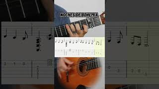 Noches de bohemia PUNTEO GUITARRA TAB [upl. by Notseh]