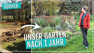 Vorher  nachher XXL Garten Makeover 🌱  Vom Tannenwald zum WellnessGarten Gartengestaltung [upl. by Sweatt784]