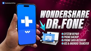 Wondershare DrFone System Repair  Phone Backup  Phone Data Recovery  iOS amp Android Transfer [upl. by Elynad]