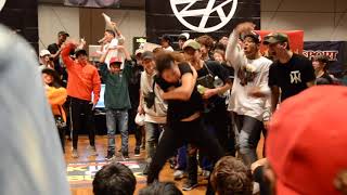 Twin Ares vs Lady Twiggz｜LADYS TOURNAMENT BEST 4 ②｜KING OF BUCK 8｜20171210 [upl. by Spike]