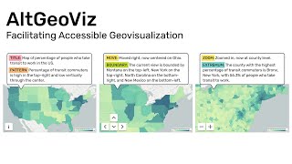 AltGeoViz Facilitating Accessible Geovisualization [upl. by Rennoc]