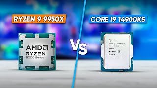 AMD Ryzen 9 9950X Vs Intel Core i9 14900KS  AMD Stepping Up [upl. by Lisetta550]